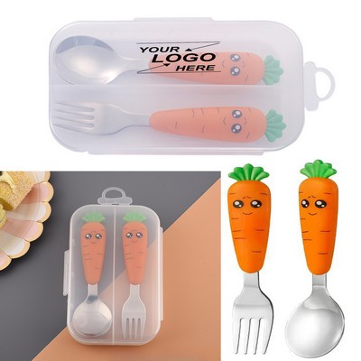 Toddler Utensil Set with Travel Case