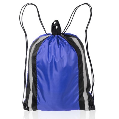 Large Reflector Drawstring Backpacks