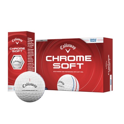 Callaway Chrome Soft Triple Track Golf Balls - Half Dozen