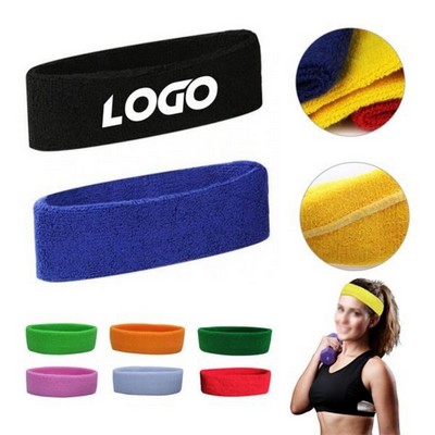 Cotton Sports Headbands Sweatbands