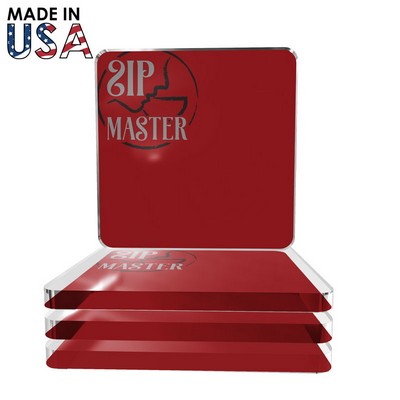 Premium Acrylic Coaster Set - Square