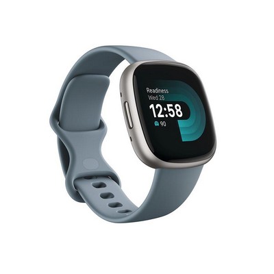 Fitbit Versa 4 Smartwatch Waterfall Blue/Platinum