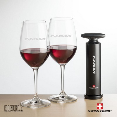Swiss Force® Effortless Opener & RIEDEL Oenologue Wine