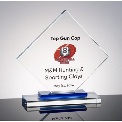 Gemini Clipped Square Double Base Award (7.25" x 7" x 2")