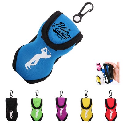 Neoprene Golf Sport Ball Pouch
