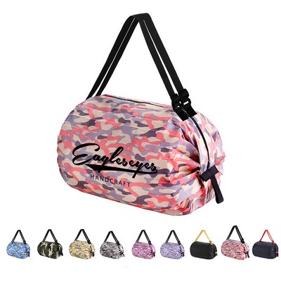 Folding Camo Shopping Bag