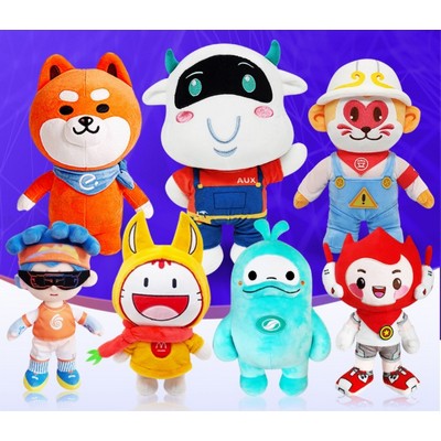 10" Corporate Mascot Plush Toy Customization