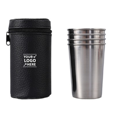 5oz Stainless Steel Wine Cup Set