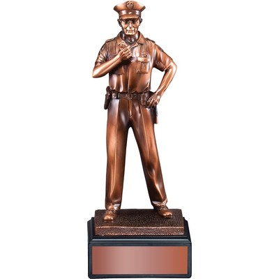 11.5" Policeman Resin