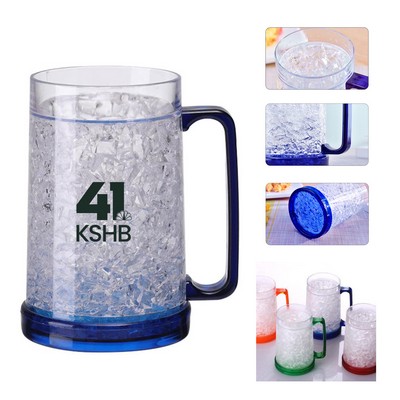 15Oz. Double Wall Gel Freezer Beer Mug