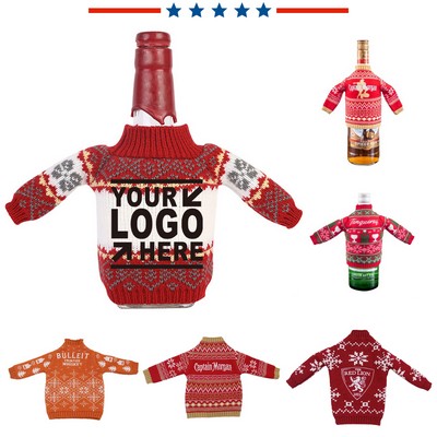 Custom Ugly Wine Bottle Sweater