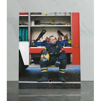 8" x 10" Vertical Rectangular Flat Sublimated Award w/Pin