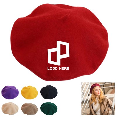 Nylon Colourful Berets Cap For Women