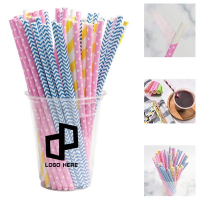 Colored Paper Drinking Straw