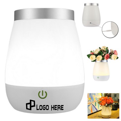 Abs Rechargeable Flower Vase Night Light