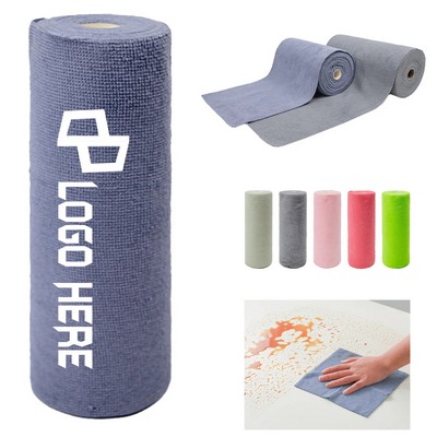 9.8 X 9.8" Reusable Microfiber Kitchen Towel Roll