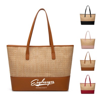 Straw Tote Bag