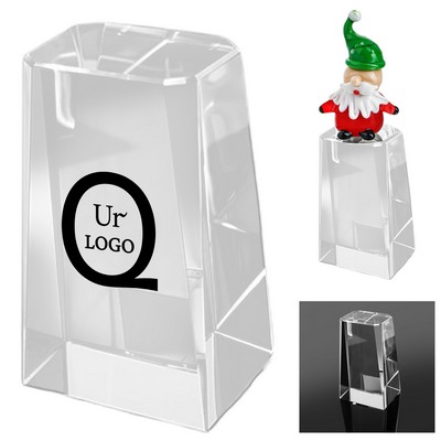 7.09" Trapezoidal Crystal Award Base