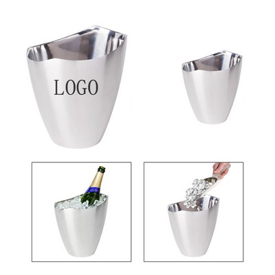 101oz Large Stainless Steel Double Ice Bucket