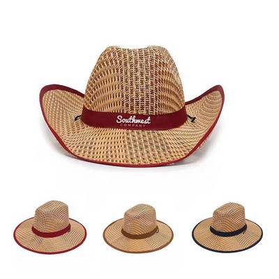 Straw Sweat-absorbing Cowboy Hat