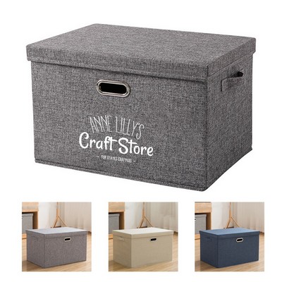 Cotton Linen Breathable Storage Box