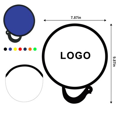 Foldable Round Fan with Handle