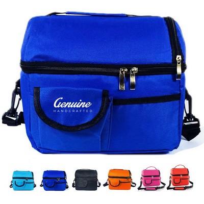 Dual Duty Lunch Insulated Cooler Bag