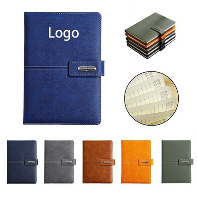 A5 Leather Hardcover Notebook