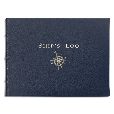 Ship's Log Journal w/Traditional Leather Cover