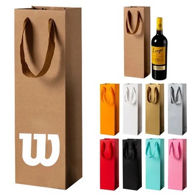 Kraft Paper Tote Wine Bag