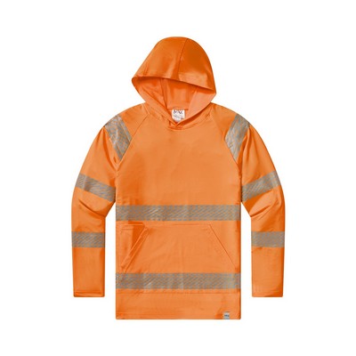 Class 3 UPF50 Orange Hooded T-Shirt