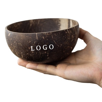 Natural Yogurt With Fruits In A Coconut Shell Bowl