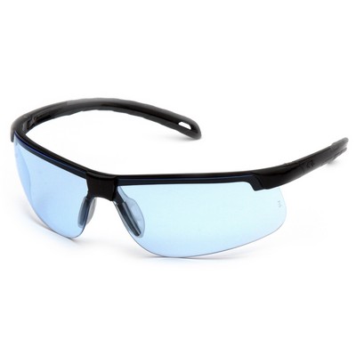 Ever-Lite Safety Glasses, Black Frame with H2X Anti-Fog Lens