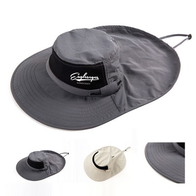 Upf 50+ Fishing Hat with Neck Flap