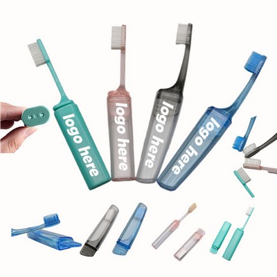 Hotel Disposable Portable Folding Toothbrush Set