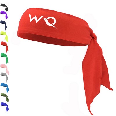 Elastic Sports Tie Headband Sweatband