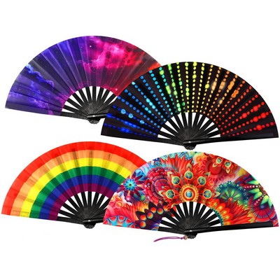 Full Color Handle Fan