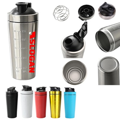 25 Oz. Stainless Steel Shaker with Leakproof Lid