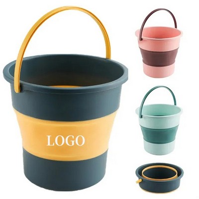 10L 2.6 Gallon Collapsible Foldable Small Plastic Bucket