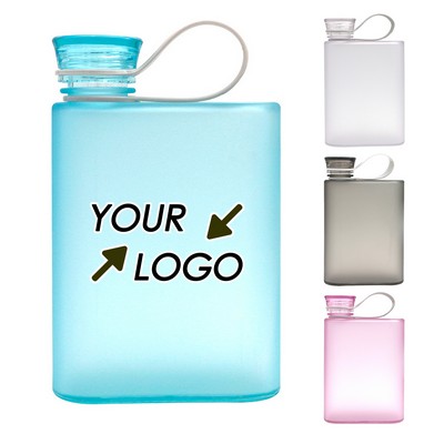 13 oz Square Portable Sports Water Bottle