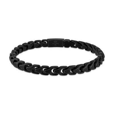 Bulova Jewelry Link™ Black Stainless Steel Bracelet - Large