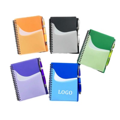 Color Wave Notebook With Pen Set