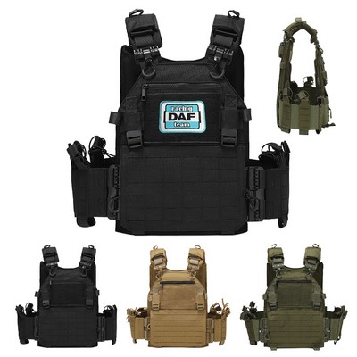 Quick-Release Nylon Tactical Equipment Training Vest Plate Carrier