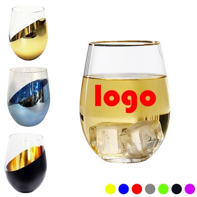 Egg Shaped Stemless Wine Glass