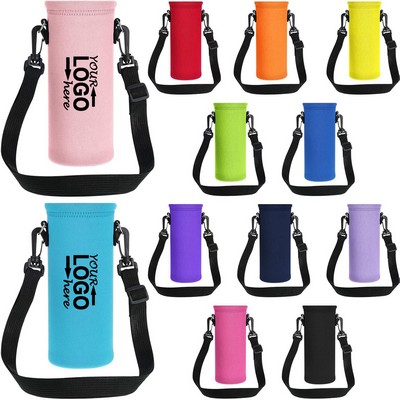 Adjustable Water Bottle Holder Pouch Cover