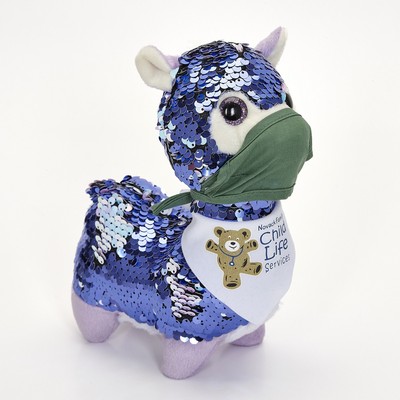 Bling Llama with Mask and Bandana