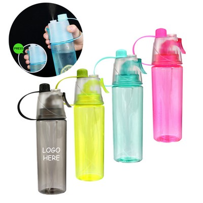 20Oz Sports Spray Water Bottle
