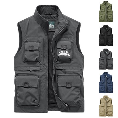 Men's Reversible Fleece Vests