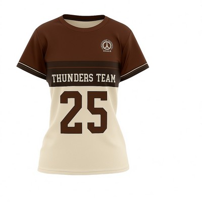 Women's Sublimated Baseball Jersey (Crew Or V) 200 gsm