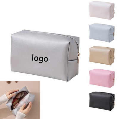 Large Capacity Travel PU Leather Makeup Bag